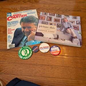 Vintage Political Magazine and Book Set